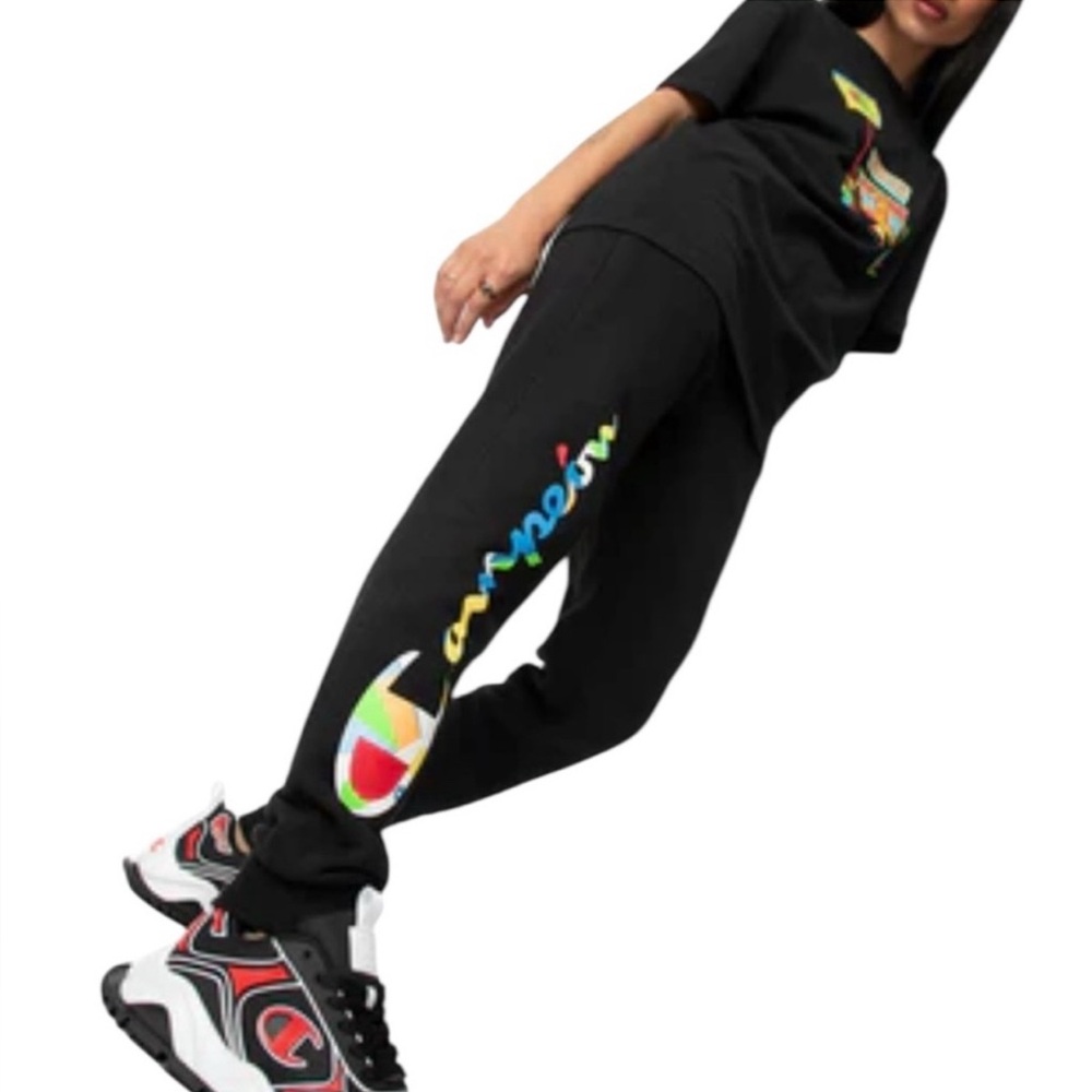 NWT Champion Reverse Weave “Champeon” Hispanic Heritage Jogger Black Size XS - Picture 3 of 7